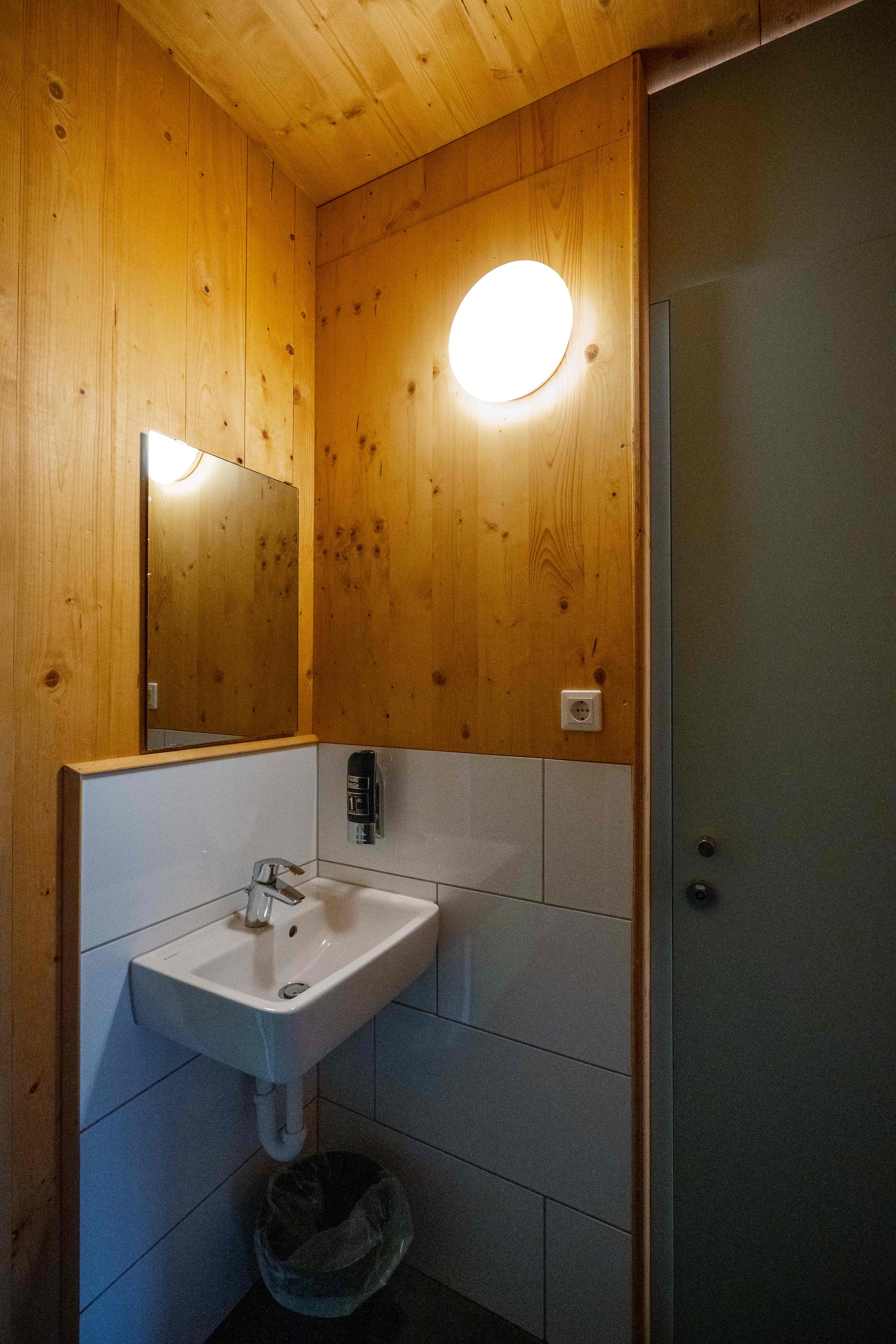 Modern bathroom with sink