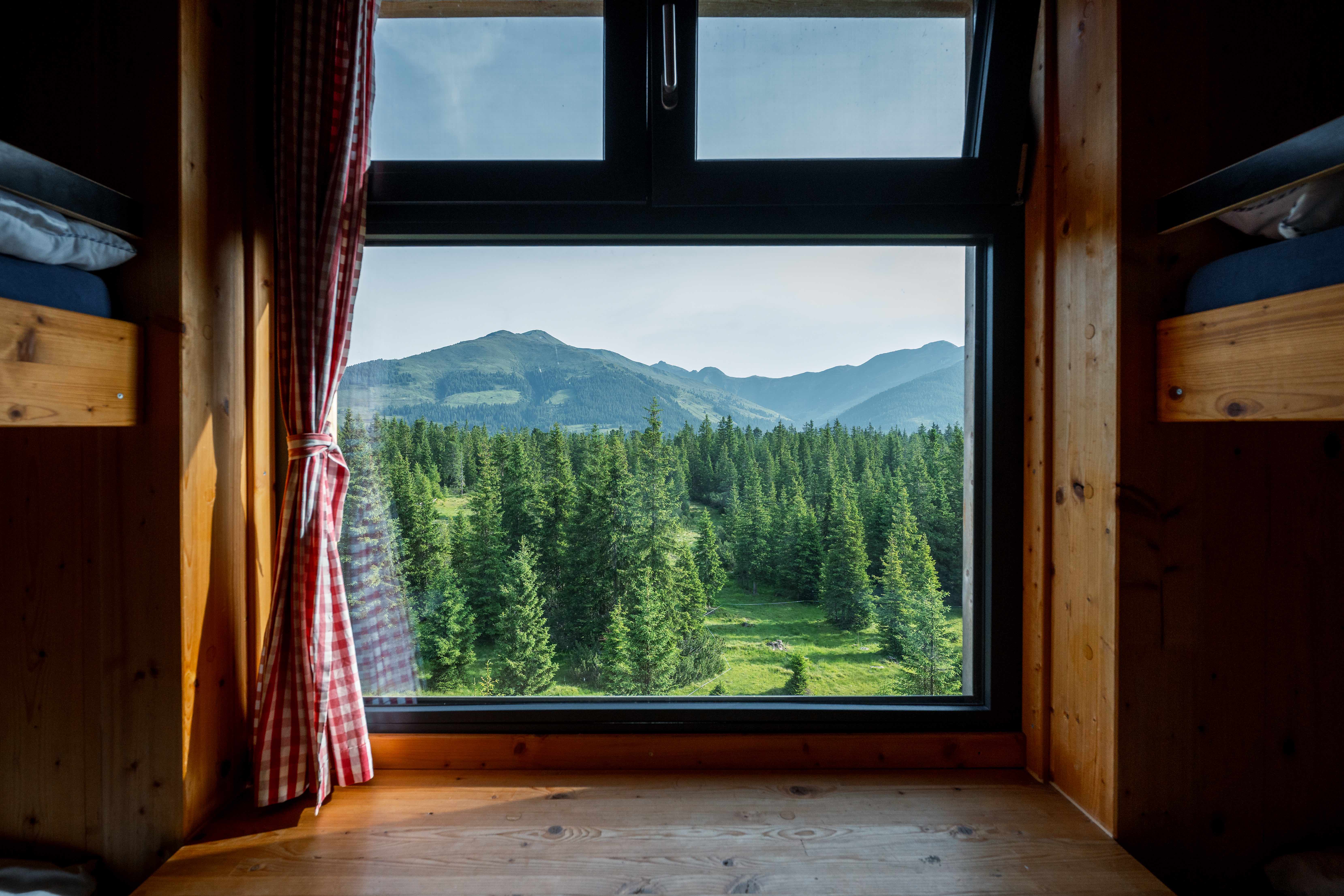 Room with mountain view