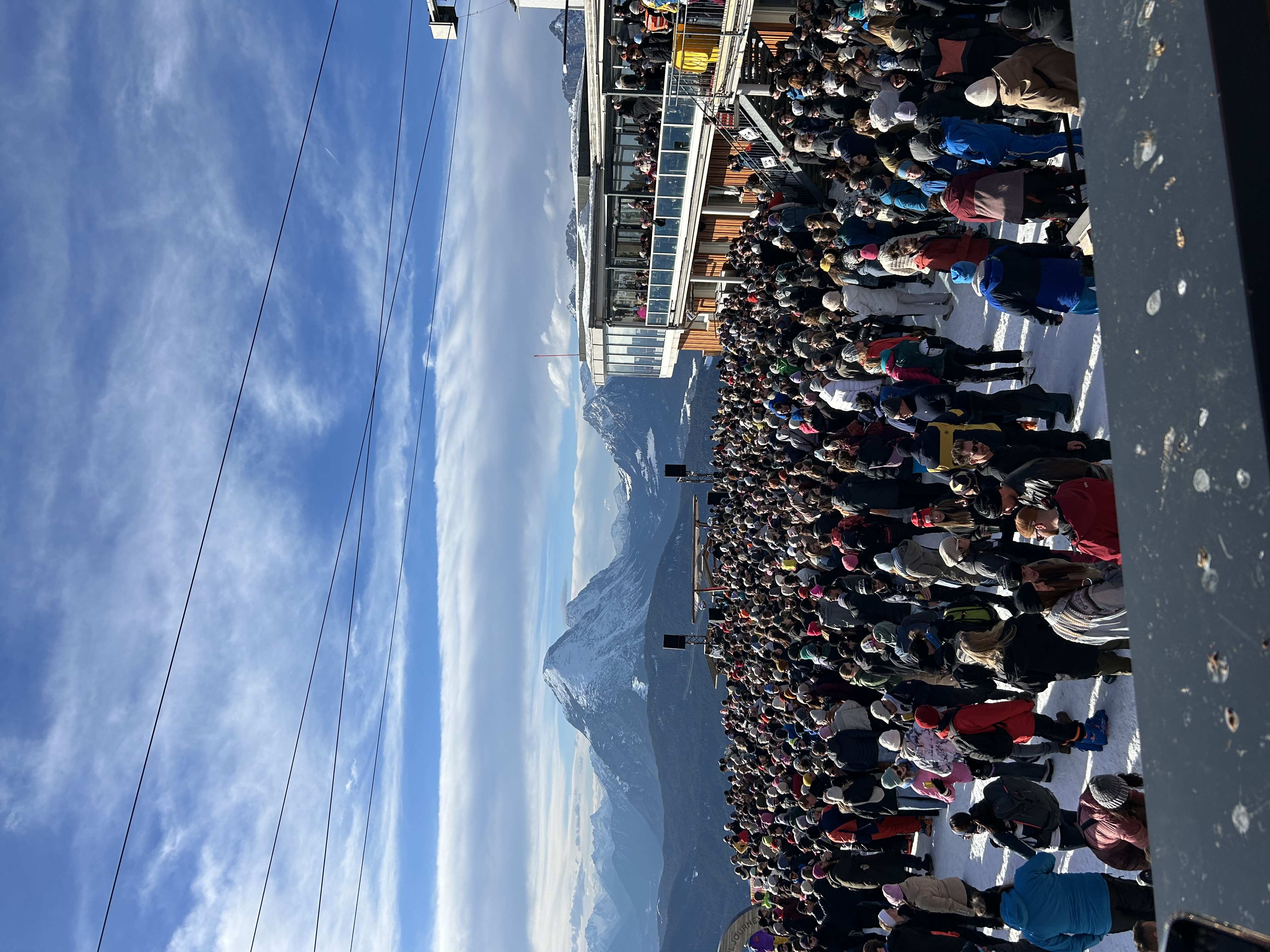 Mountain sunset rave